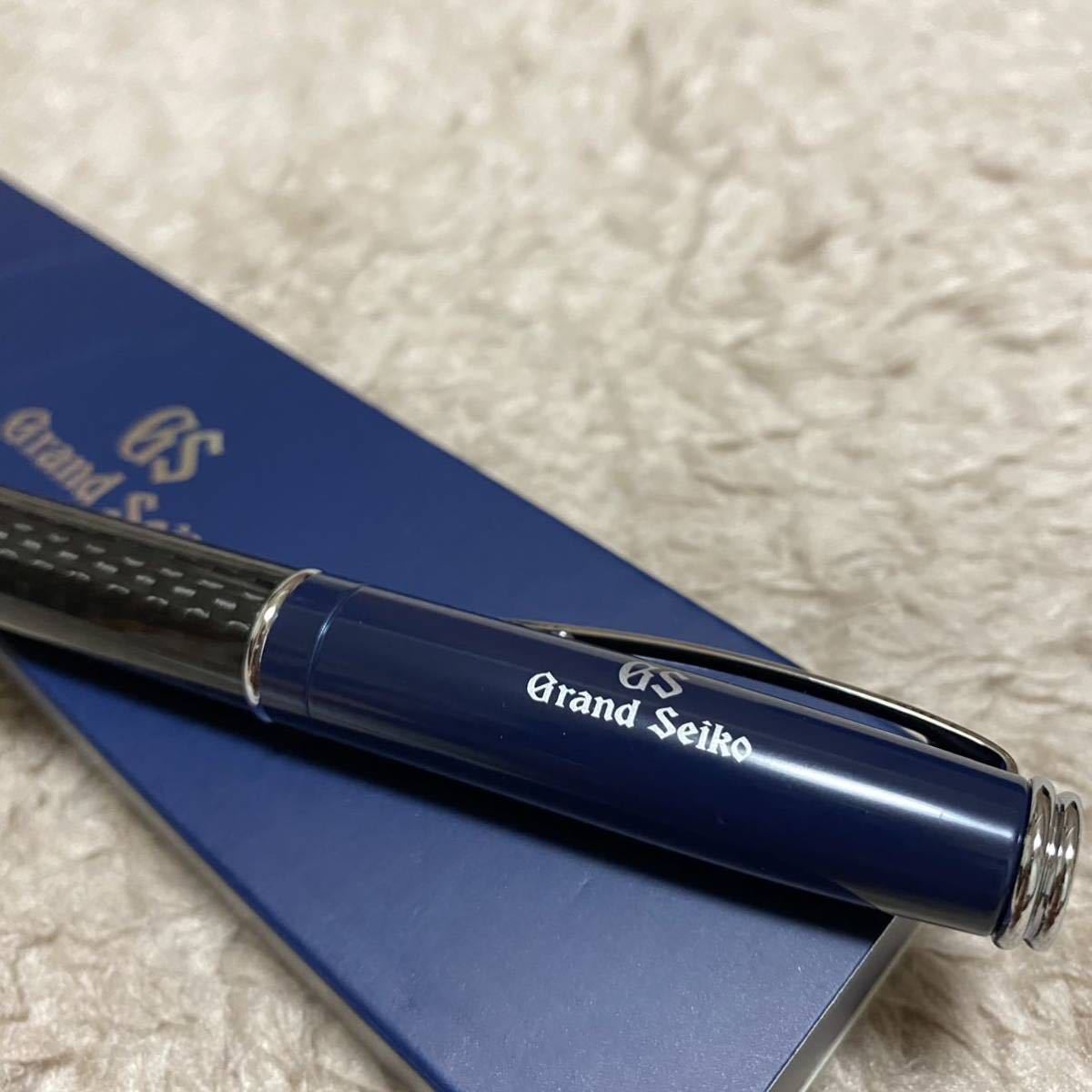⑤【希少必見】グランドセイコー カーボン ボールペン 未使用非売品 Grand Seiko ノベルティ