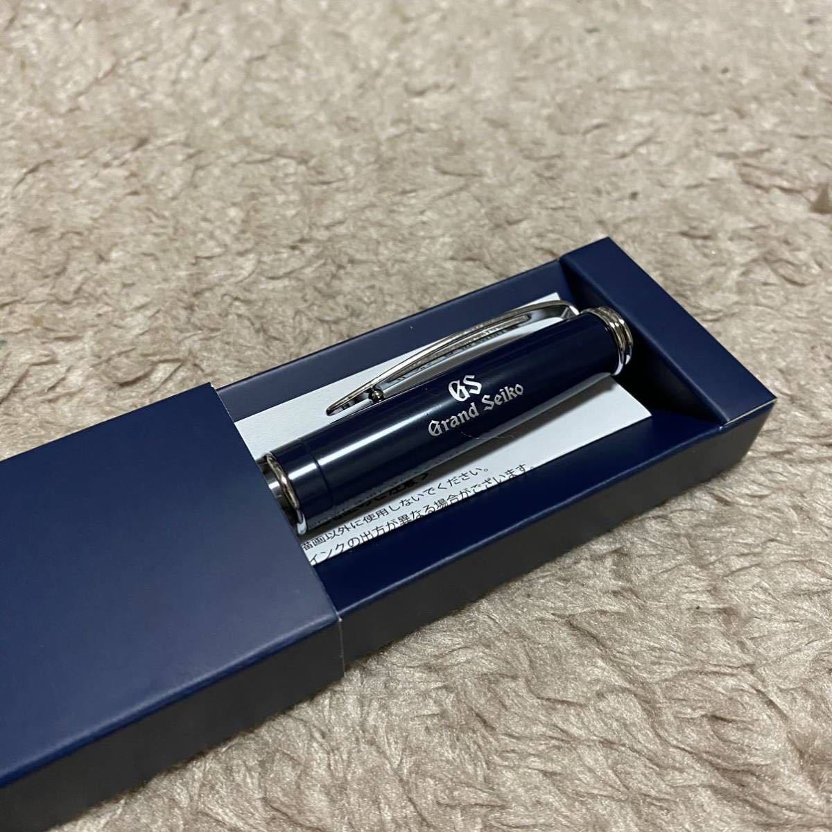 ⑤【希少必見】グランドセイコー カーボン ボールペン 未使用非売品 Grand Seiko ノベルティ