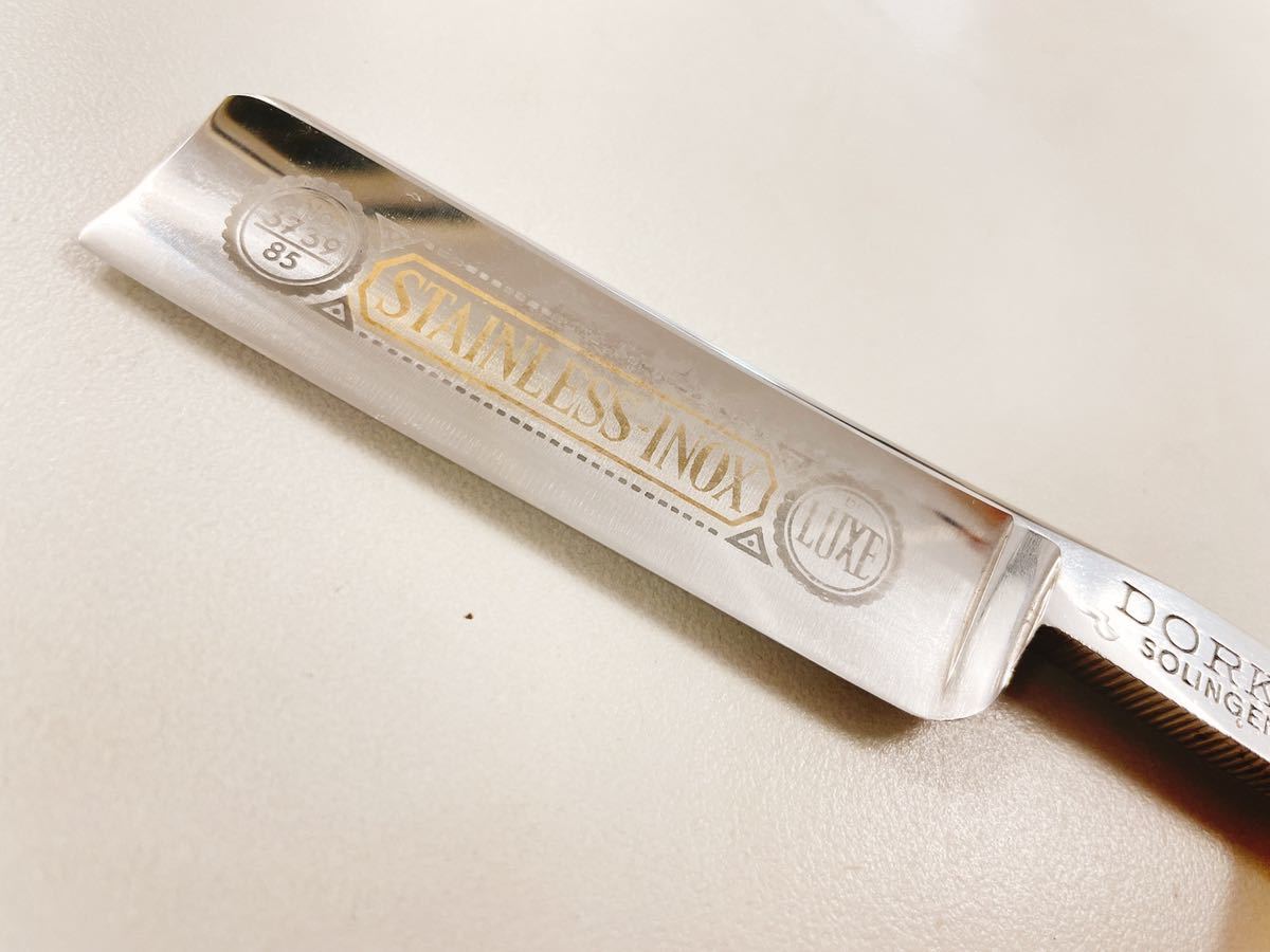0401井8 理容 西洋剃刀 剃刀 カミソリ DORKO SOLINGEN ゾーリンゲン