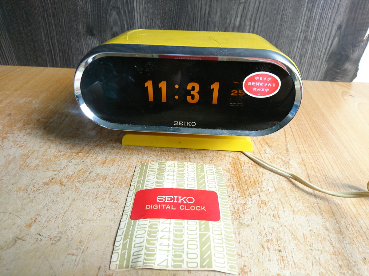 HOT，格安 Y4-220 DIGITAL CLOCK SEIKOSHA DL301 置時計 時計(一般)｜売買されたオークション情報、yahooの商品情報をアーカイブ公開 - オークファン 置時計
