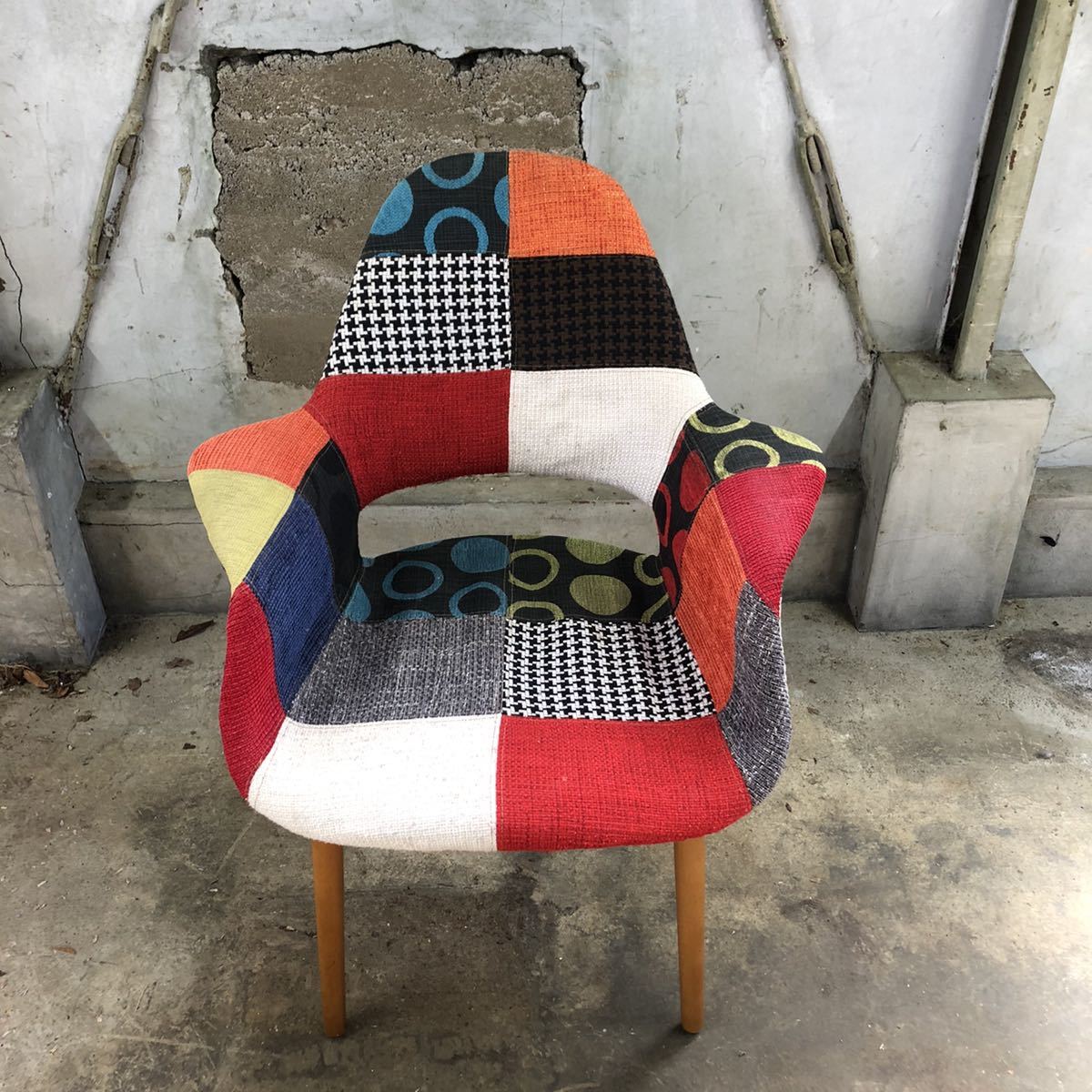 オーガニックチェア パッチワーク イームズ＆エーロ・サーリネン