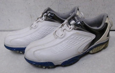 [中古]FOOT JOYフットジョイ 　BOA ボア　53189J　ゴルフシューズ 25.5cm 白_1