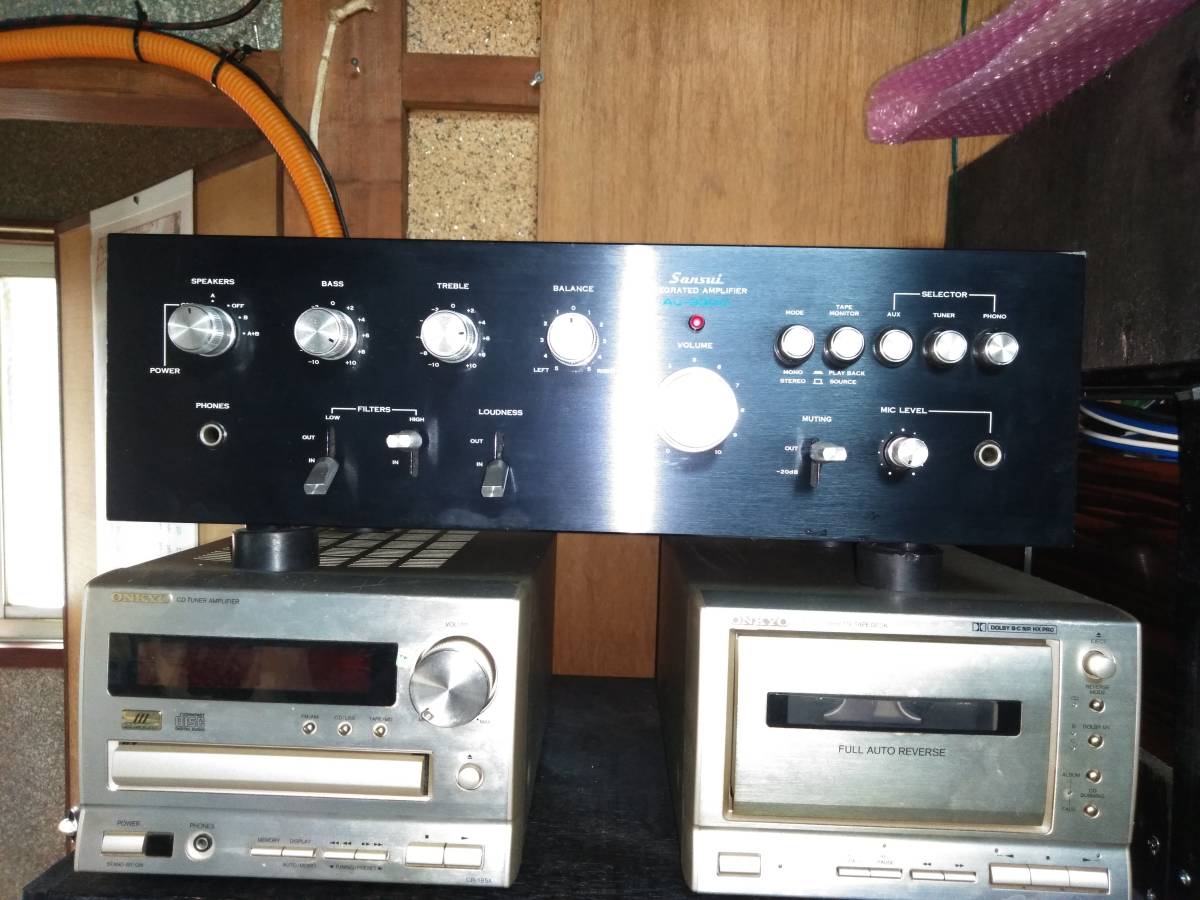 本格プリメインアンプ】SANSUI A-α77 良品 納得の高音質 お勧めです