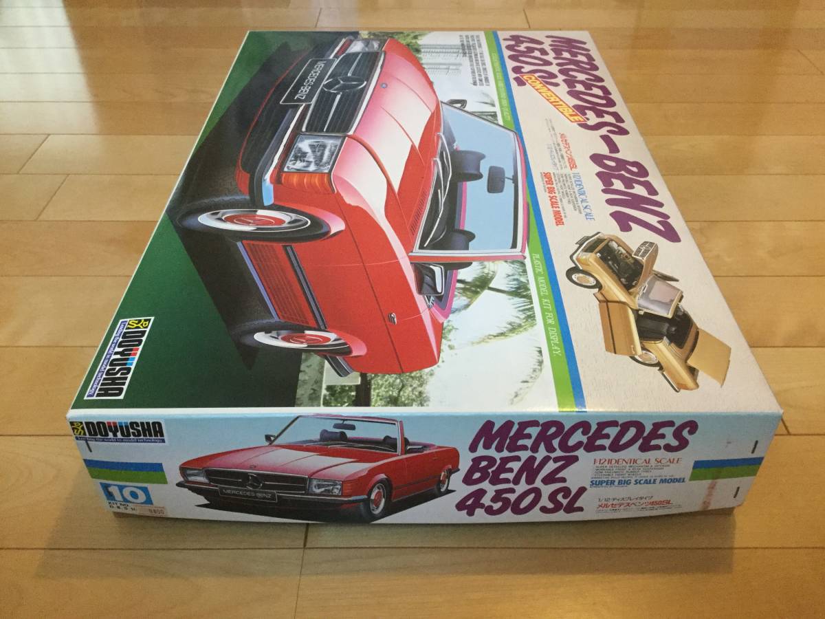 ジャンク品 童友社 1/12 メルセデスベンツ 450SL プラモデル ジャンク