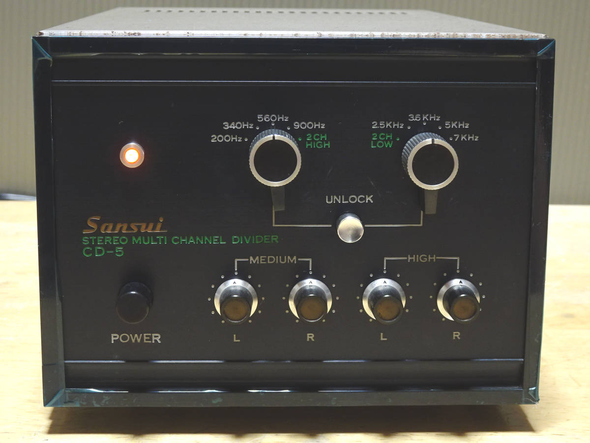 CD-5 Sansui ジャンク品 チャンネルデバイダー サンスイ SANSUI 公式