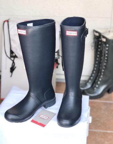大人女性の メンズ長靴 ハンターブーツ 27 27 5 美品hunterレインブーツuk8 長靴 レインシューズ Istccorp Com