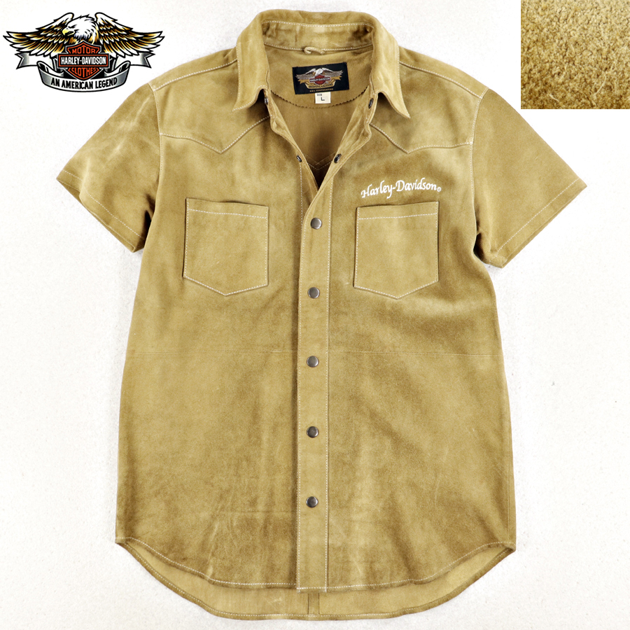 HDC正規品 美品 HARLEY-DAVIDSON ハーレーダビッドソン 刺繍ロゴ