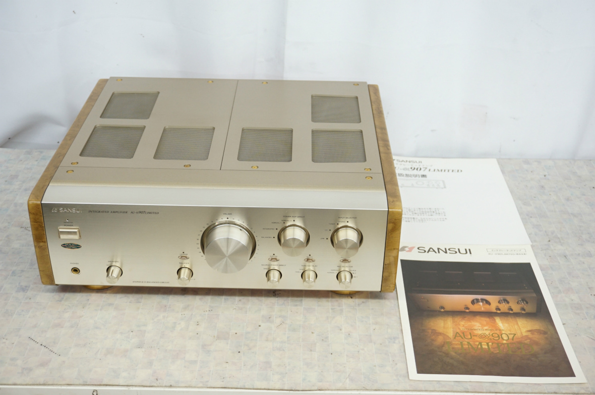 プリメインアンプ SANSUI サンスイ AU-α907 Sansui LIMITED Yahoo 