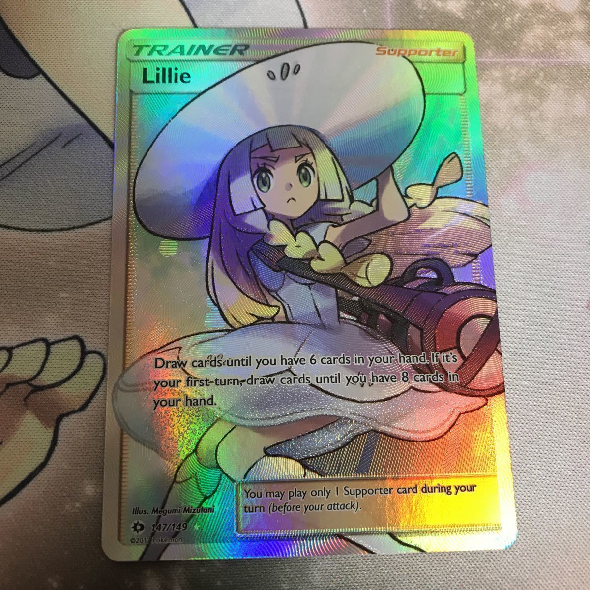 ポケモンカード 英語版 リーリエ 帽子 147/149 SR 海外版 - ポケモン 