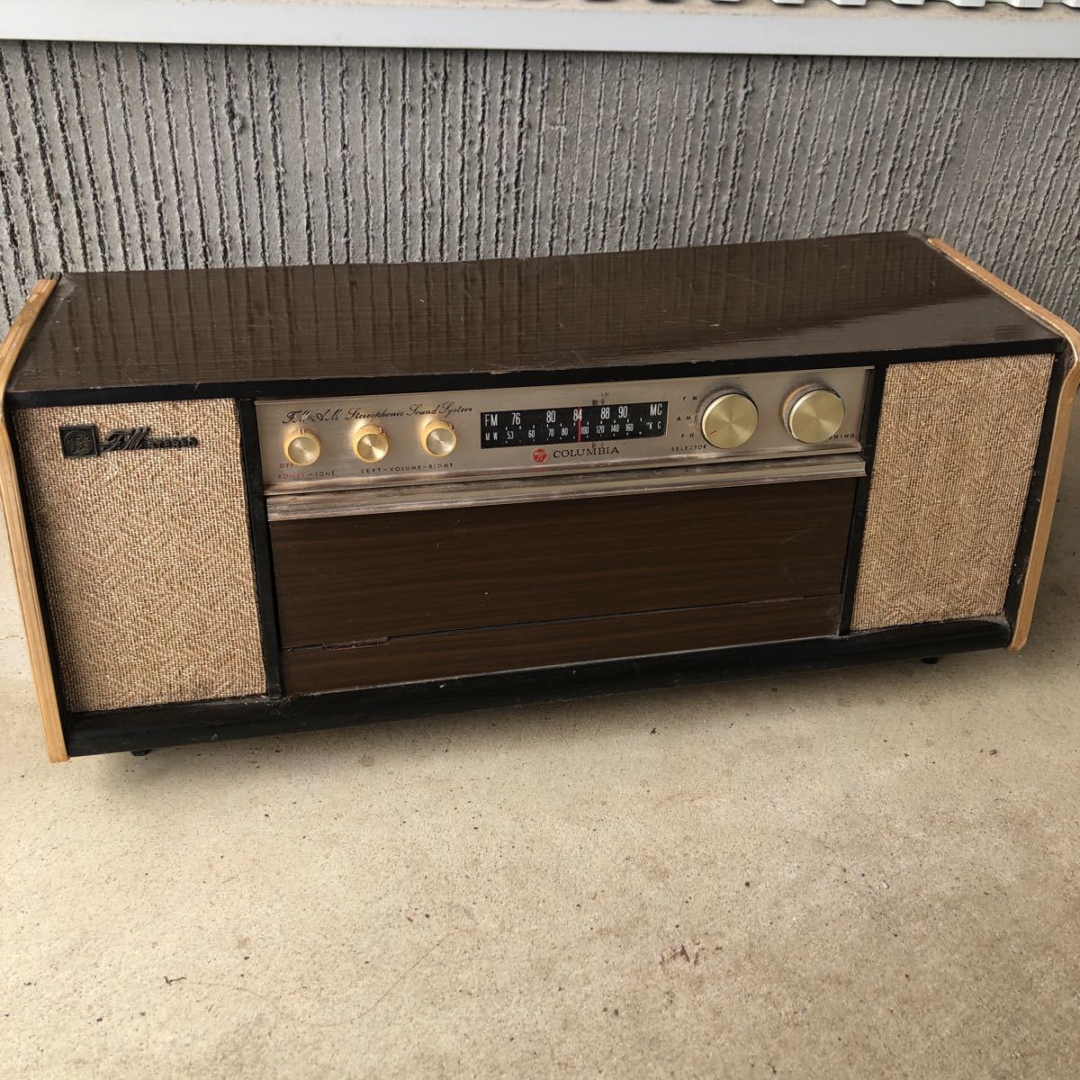 Columbia コロムビア レコードプレーヤーとスピーカーセット 