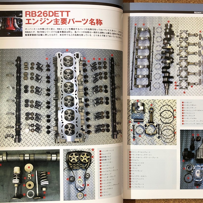 NISSAN RB26DETT 完全オーバーホールマニュアル BNR32 BCNR33 BNR34