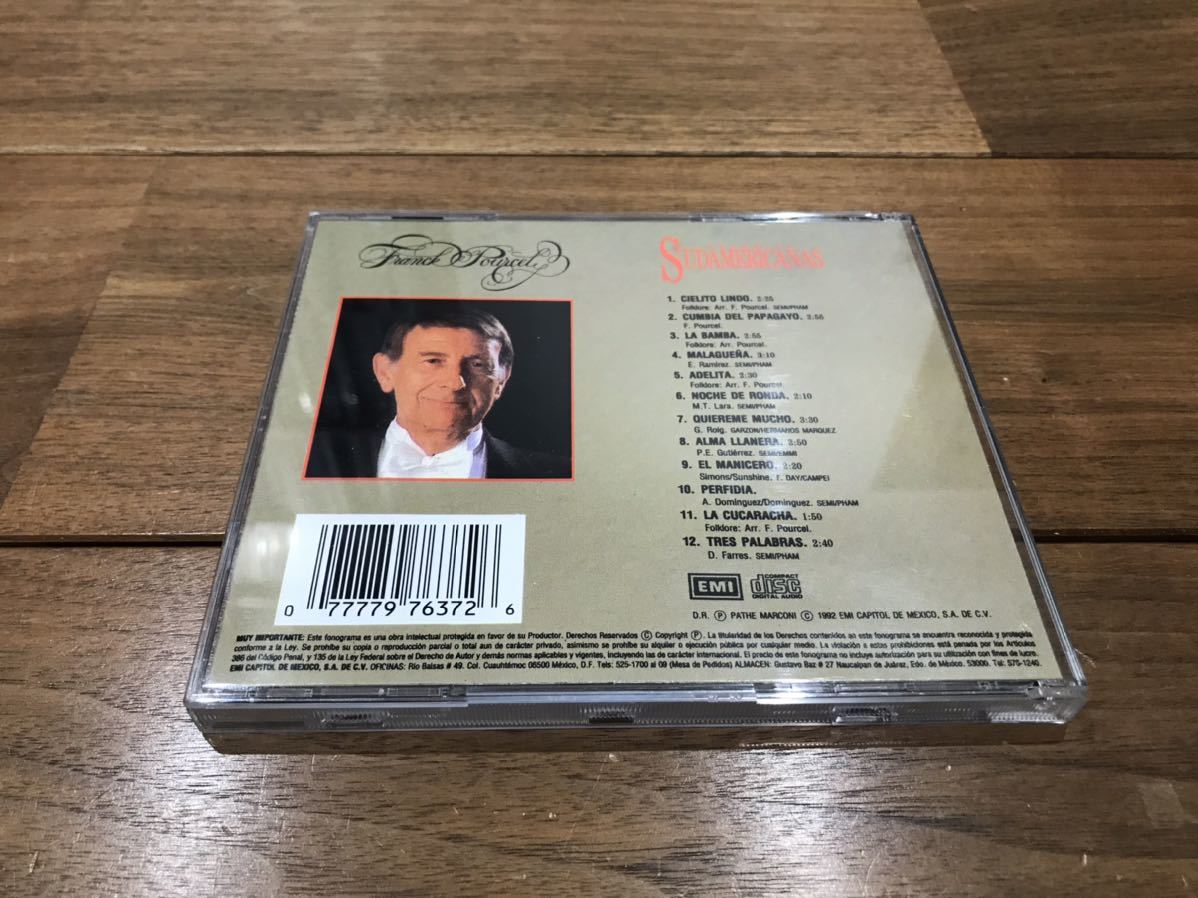 FRANCK POURCEL / MELODIAS SUDAMERICANS CD フランク・プゥルセル JAN 077779763726 メキシコ MEXICO盤 イージー JAZZ オーケストラ Franck - Pourcel Vol. 0 Deezer