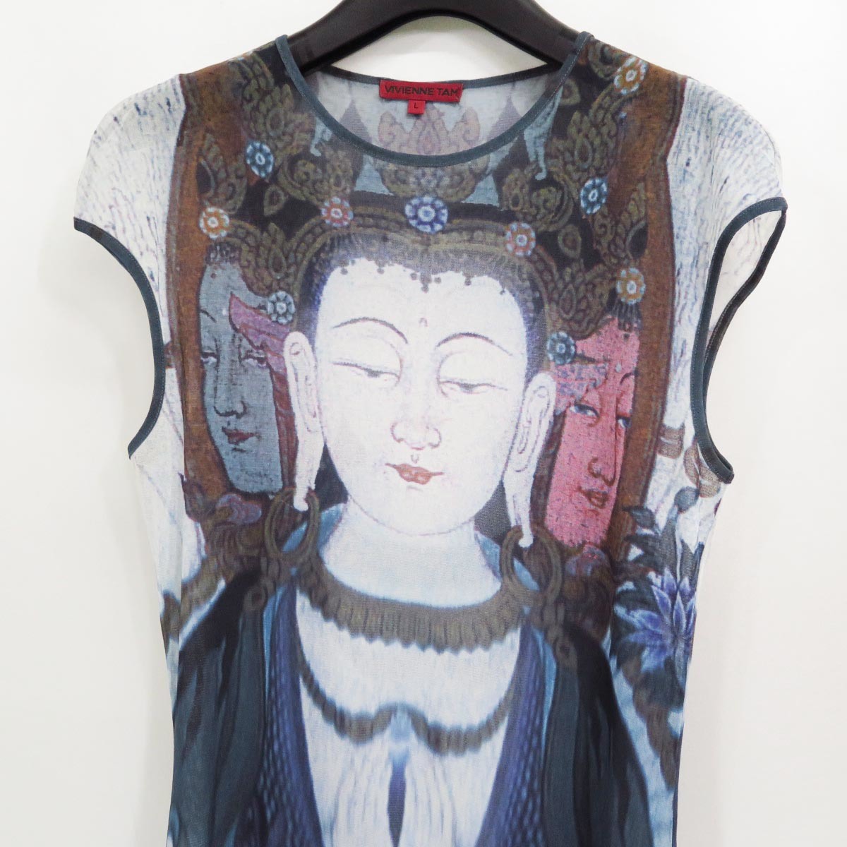 VIVIENNE TAM BUDDHA NETTING MESH MAXI DRESS ヴィヴィアンタム 