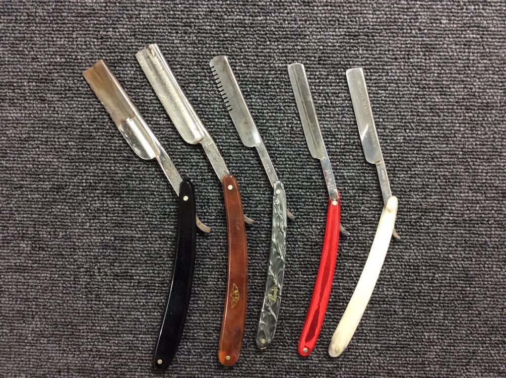 カミソリ : 剃刀 メンズ 一枚刃 髭剃り Kazakiri 替刃 顔剃り 付き 
