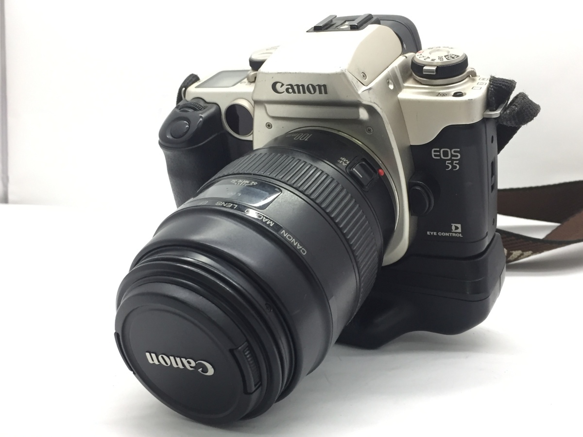 Canon EOS 55 + EF 100mm f/2.8 MACRO ジャンク Canon EOS 55 + EF 100mm f⁄2.8 MACRO ジャンク - メルカリ