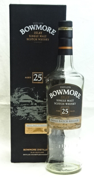 ボウモア 25年 スモールバッチ リリース 箱付 BOWMORE SMALL BATCH