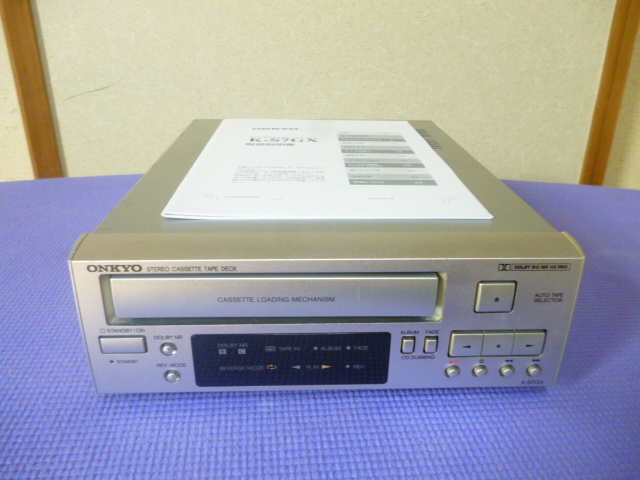 ONKYO カセットデッキ 整備済 完動品 各ケーブル テープ付 Yahoo
