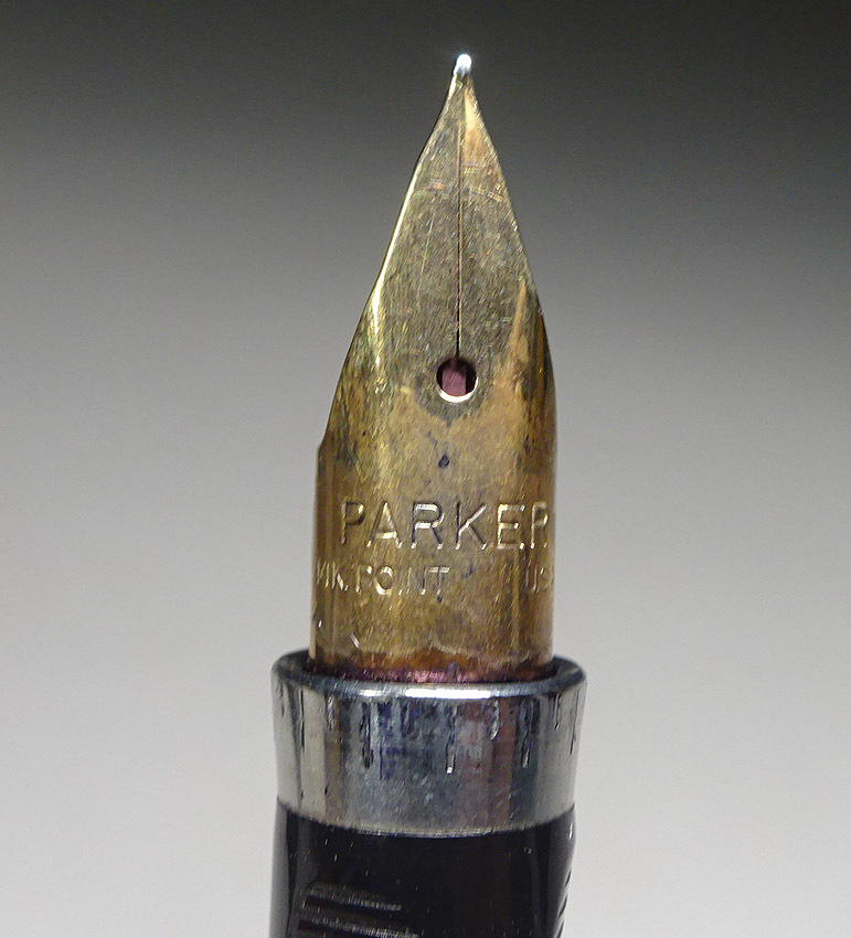 緑屋st□ PARKER ボールペン 万年筆(14K) 2本セット スターリング