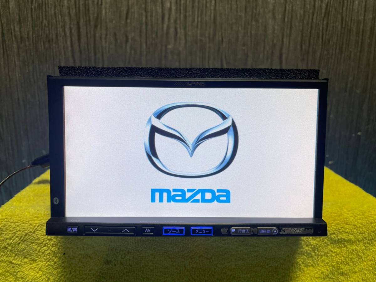 ☆MAZDA マツダ純正 アルパイン C9A2 V6 650 HDDナビ☆2017年製地図