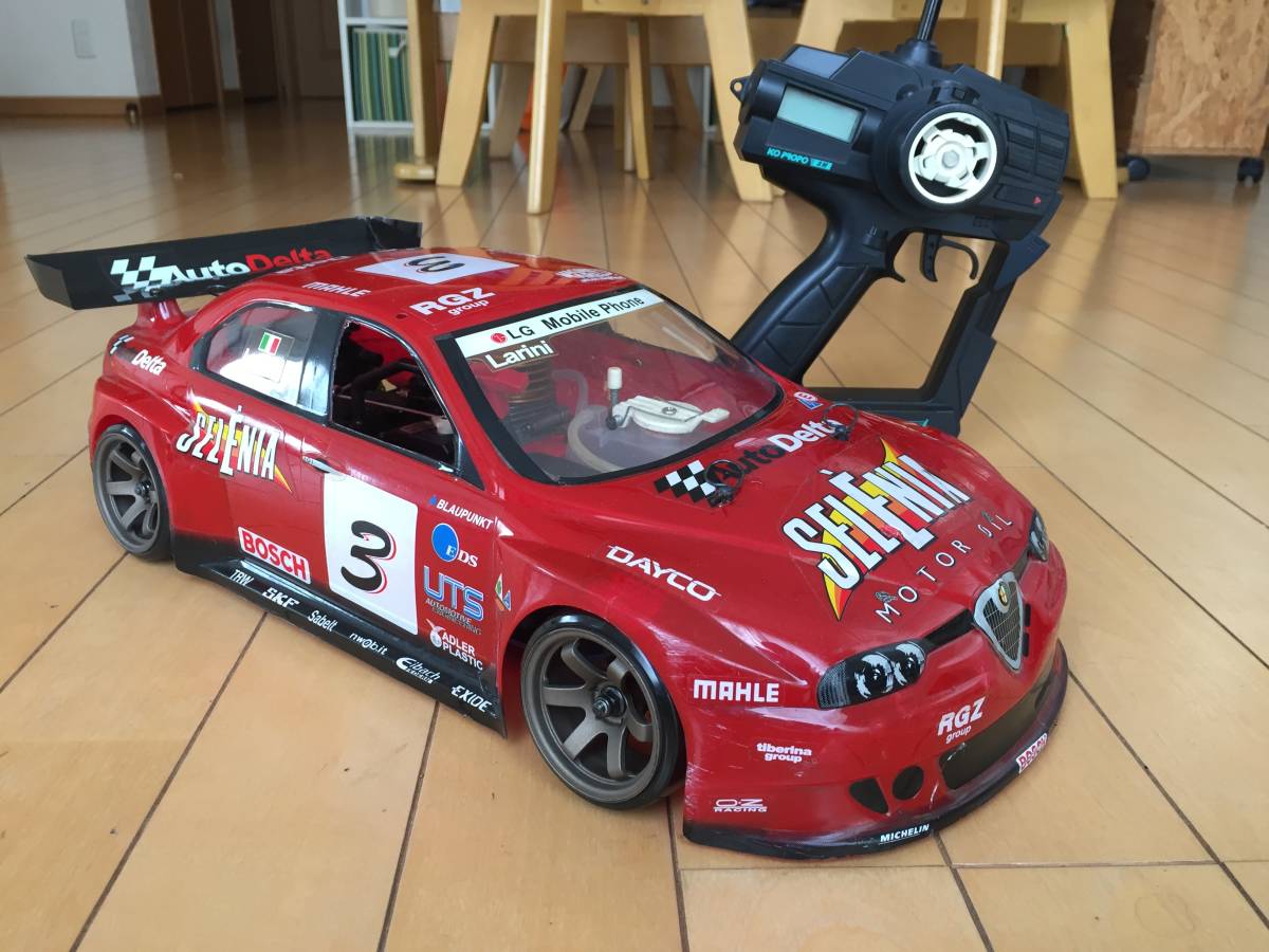 京商　GP10 エンジンカー アルファロメオ KYOSHO京商1/10GPツーリングカー ピュアテンGPα フルセット エンジン