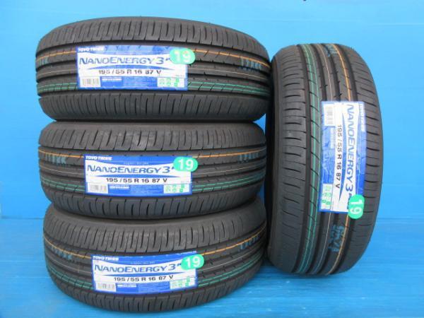 【得価，豊富な】 トーヨー 195/55R16 ナノエナジー 3 プラス 2019年製 4本 セット(トーヨータイヤ)｜売買されたオークション情報、yahooの商品情報をアーカイブ公開 - オークファン 16インチ