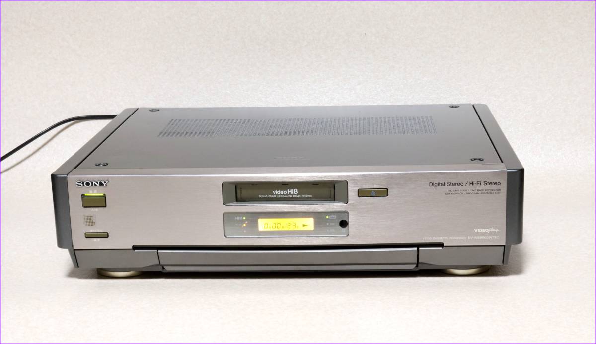 SONY 高画質最高級 Hi8デッキ・EV-NS9000整備調整済保証付動作美品