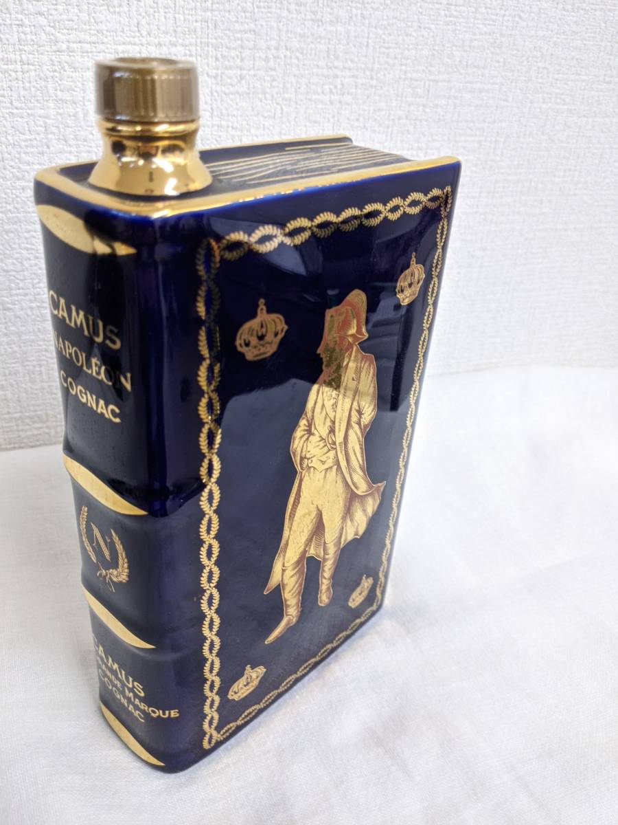 ナポレオン ブック カミュ 700ml 未開栓 青 陶器ボトル 未開栓カミュ