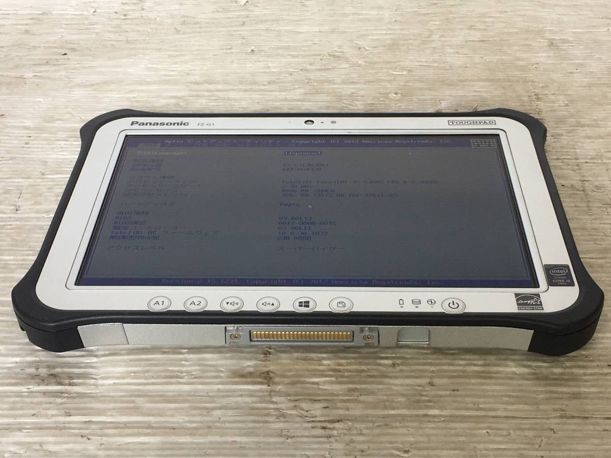 Panasonic タブレットPC TOUGHPAD FZ-G1 SSD無し 中古品_3