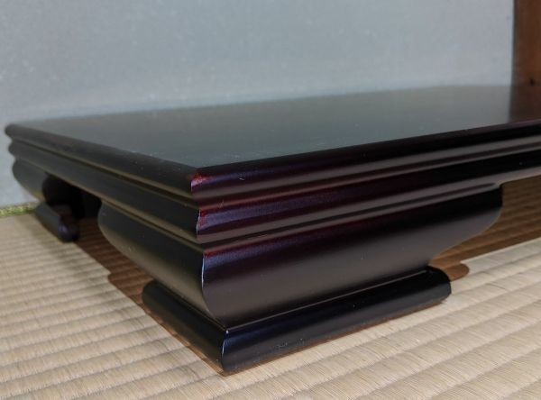 ★レア！★花台/黒檀/天然木/輪切り/USED品★ 黒檀 花台 黒檀調 ⁄ 木製 | 唐木家具OSAKA 花台: – - 名入れ加工可能