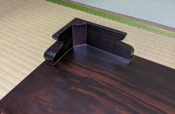 黒檀 花台 黒檀調 ⁄ 木製 | 唐木家具OSAKA 花台: – - 名入れ加工可能
