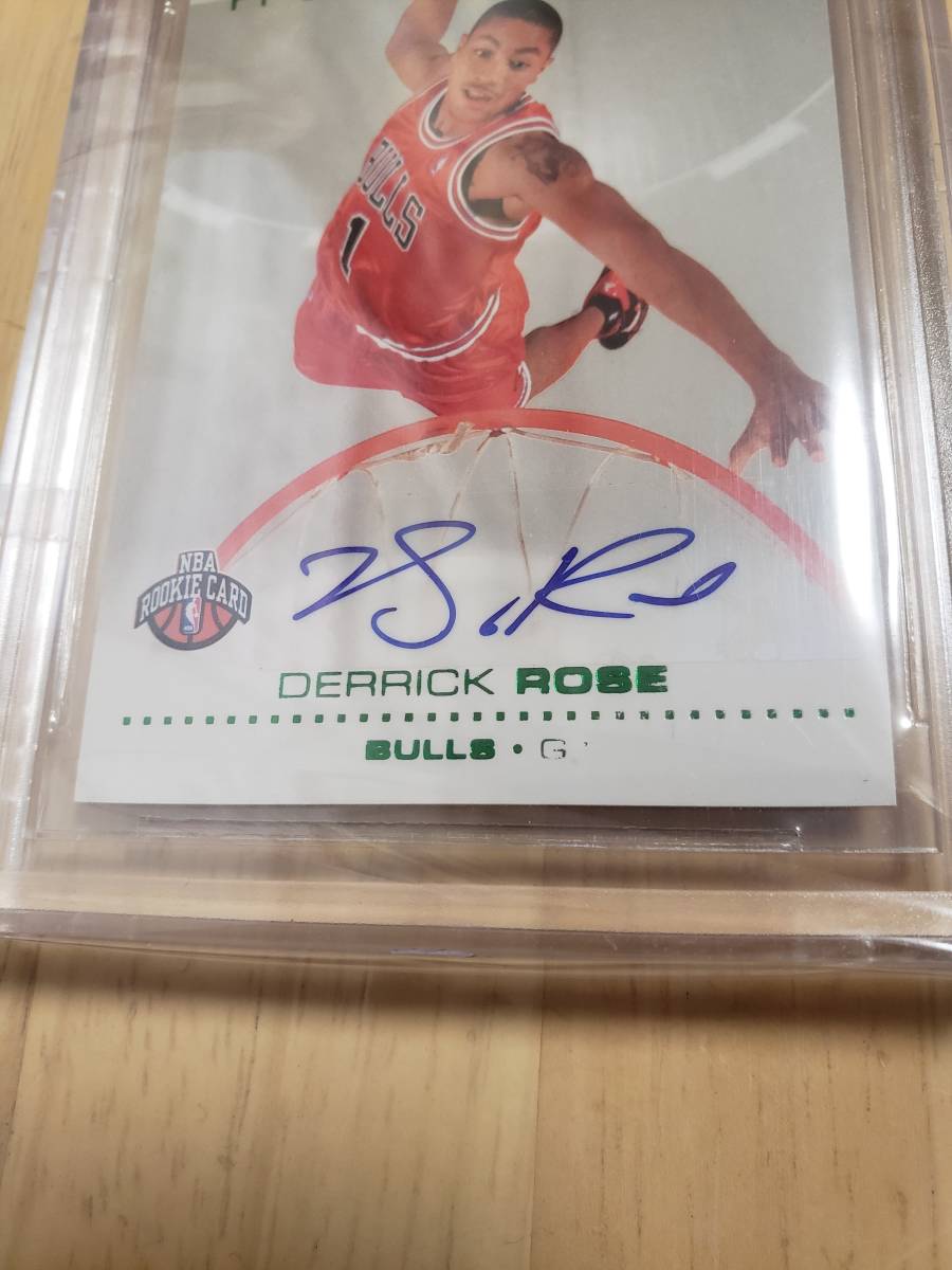 5枚限定 SSP サイン 2008 -09 UD Skybox Emerald DERRICK ROSE RC /5 