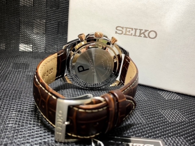 Seiko セイコー 正規品 腕時計 メンズ クォーツ ダイバー 10気圧防水 Seiko Watch レザー革ベルト 100m防水 シルバー ピンクゴールド 海外モデル 売買されたオークション情報 Yahooの商品情報をアーカイブ公開 オークファン Aucfan Com