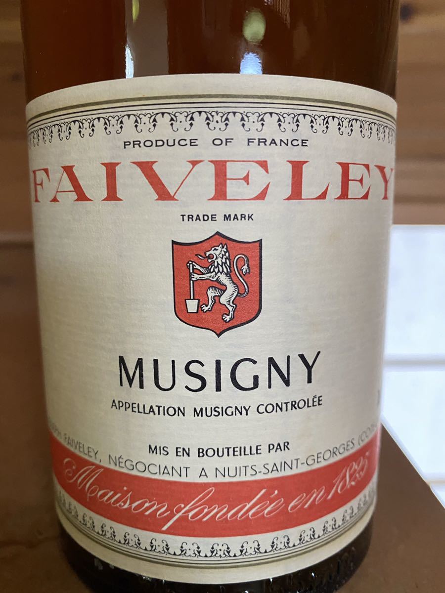 1976年　フェヴレ　ミュジニー　グランクリュ_1