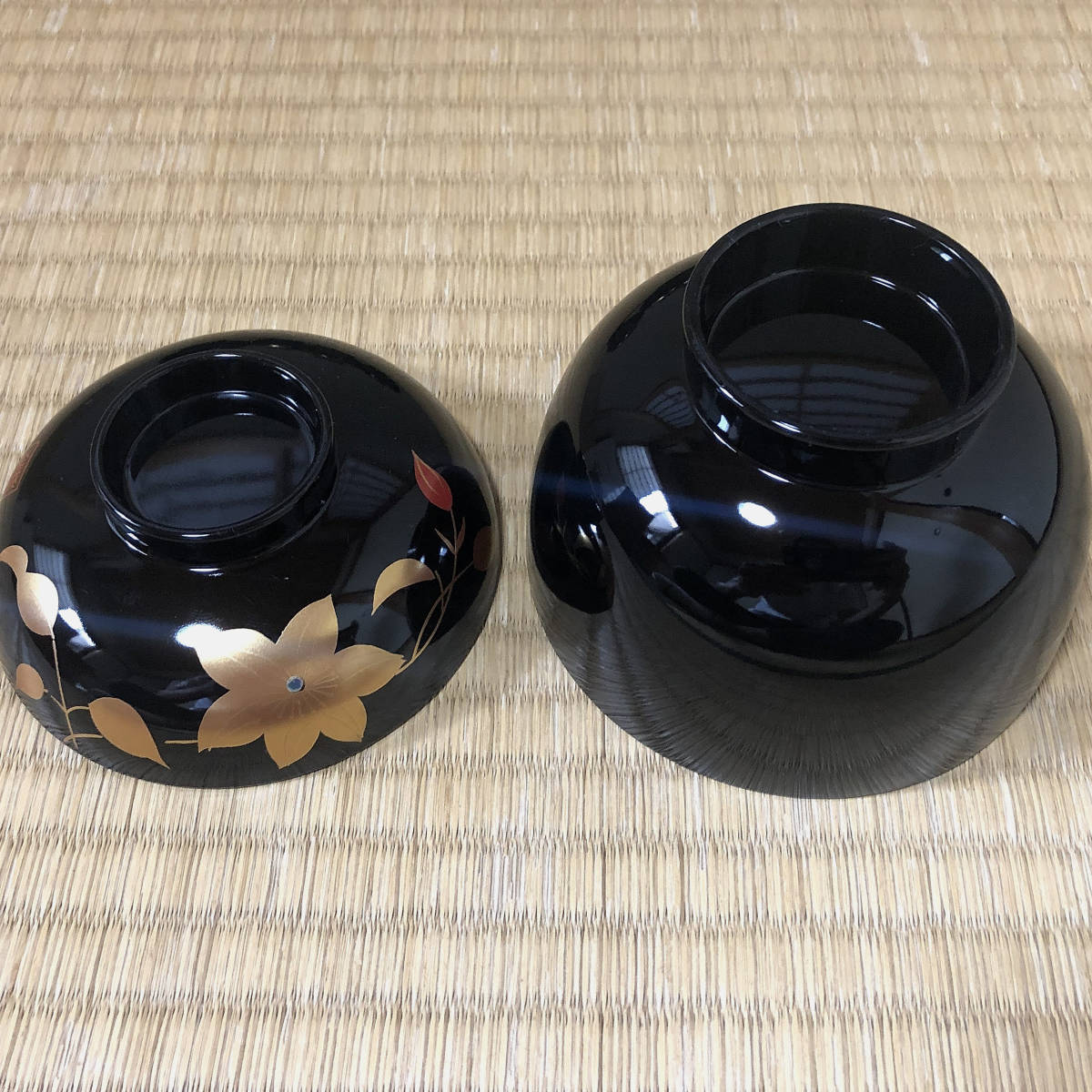 会津塗　お椀　5客セット　和食器　汁椀　工芸品_5