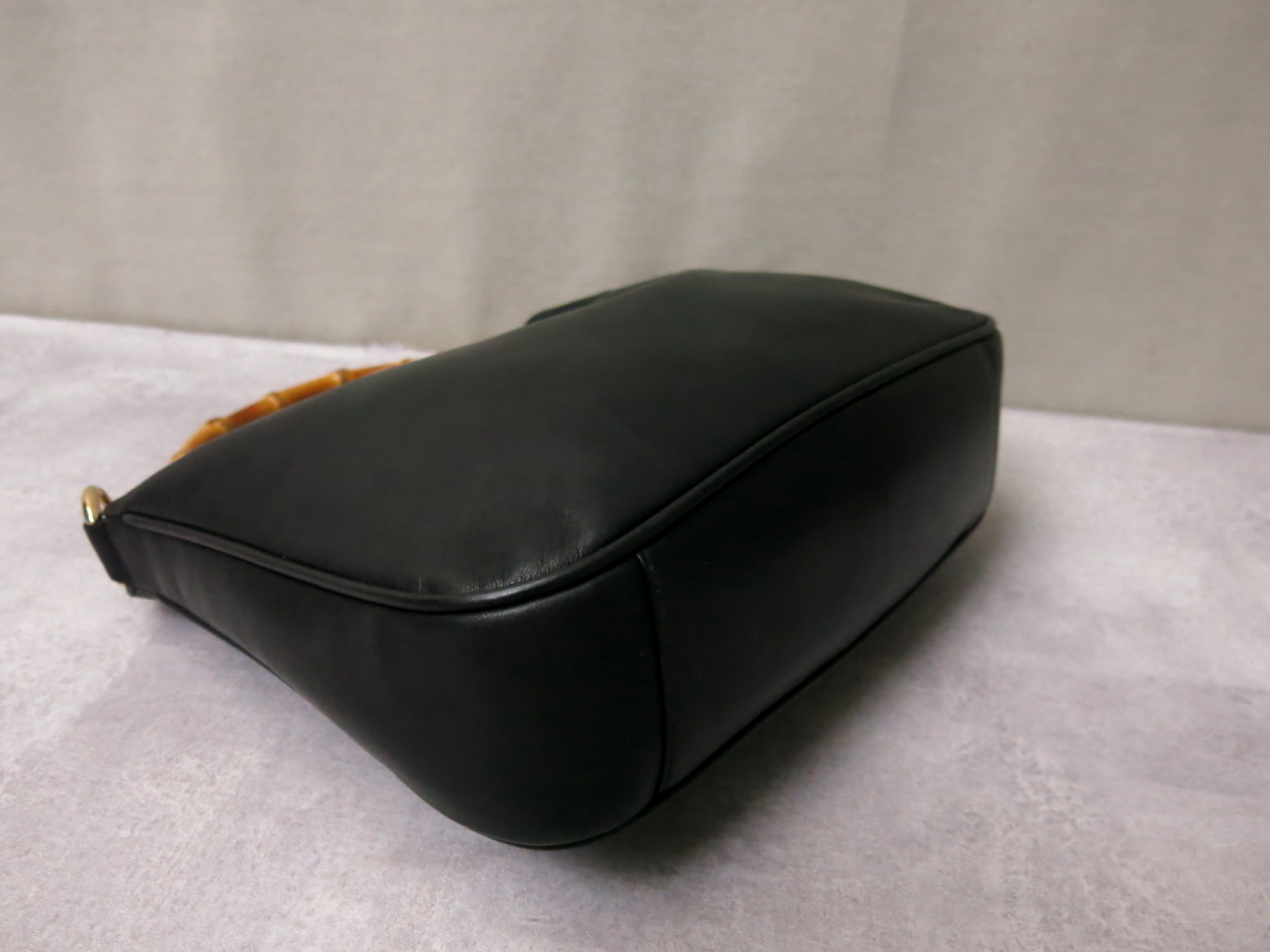 ○美品○GUCCI グッチ○バンブー○カーフ レザー 本革○2way 