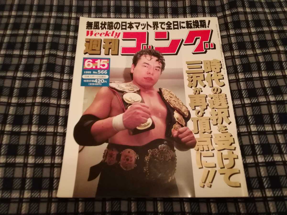 WWE日本初公演パンフと週刊ゴングの特集号 唄っ