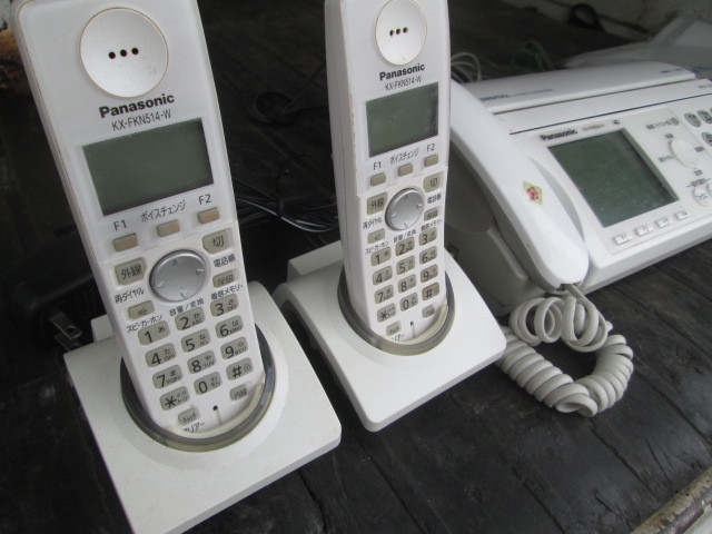 ☆panasonic FAX電話 KX-PW606-W 子機2台☆