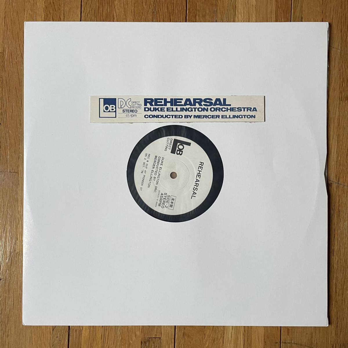 豊富な，限定セール テスト盤 45rpm 高音質 ダイレクトカット DUKE ELLINGTON ORCHESTRA / REHEARSAL / MERCER ELLINGTON / ANITA MOORE(ジャズ一般)｜売買されたオークション情報、yahooの商品情報をアーカイブ公開 - オークファン ジャズ一般