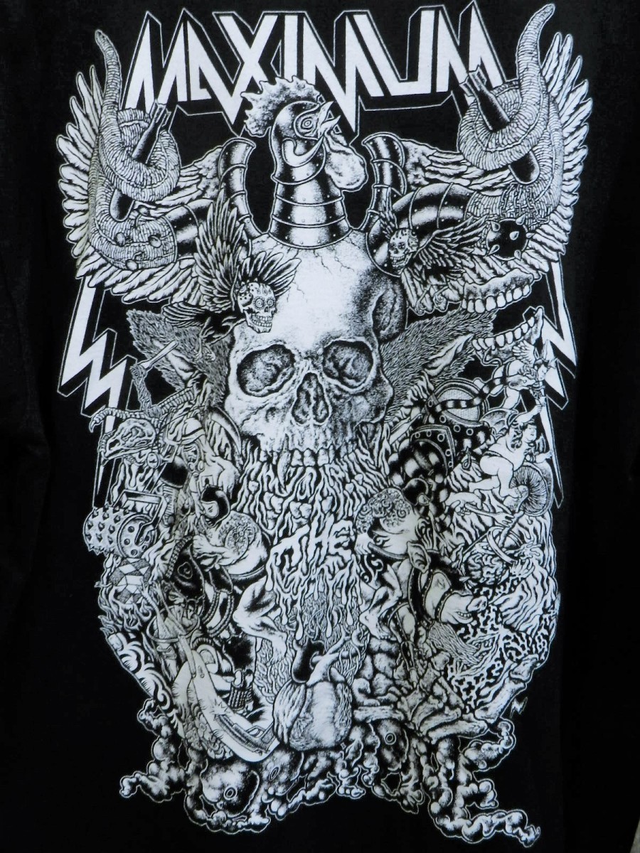マキシマムザホルモン デブ時代のマキシマムザ亮君が よく好ん 着ていた風ロンt 長袖 Tシャツ 黒 Xl カットソー Tシャツ 売買されたオークション情報 Yahooの商品情報をアーカイブ公開 オークファン Aucfan Com