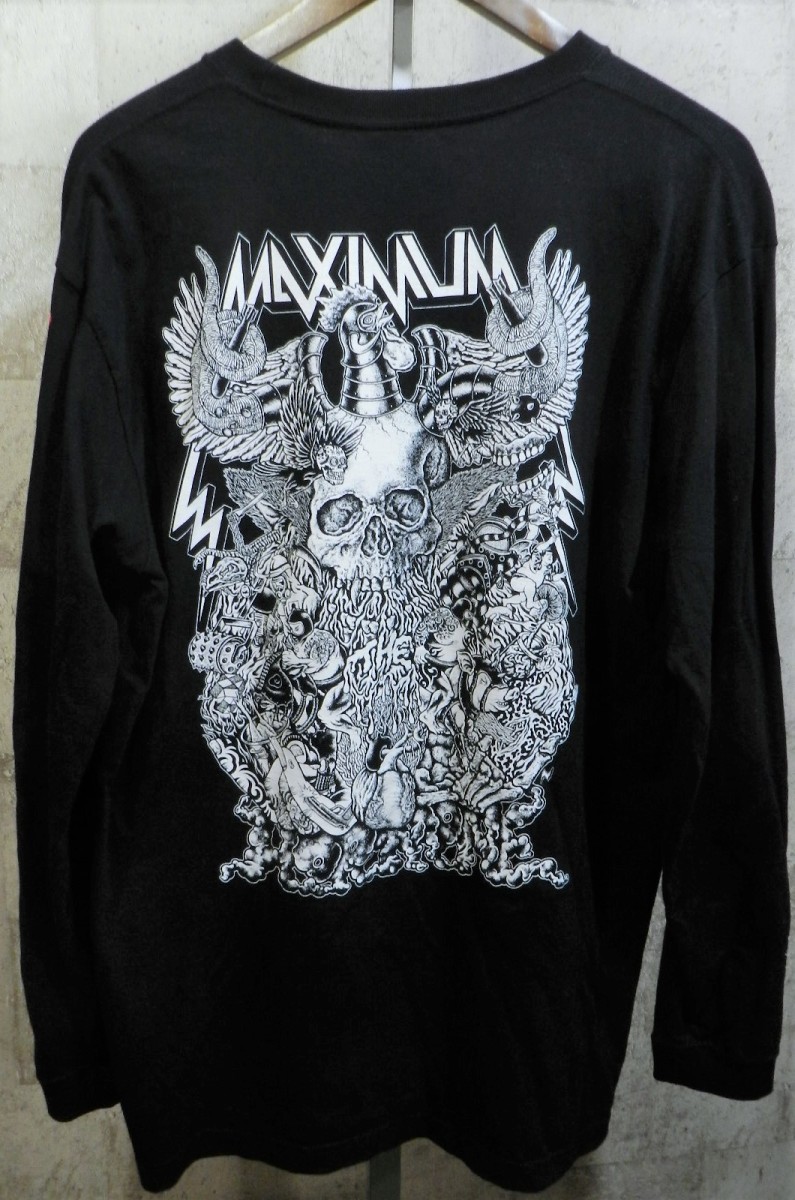 マキシマムザホルモン デブ時代のマキシマムザ亮君が よく好ん 着ていた風ロンt 長袖 Tシャツ 黒 Xl カットソー Tシャツ 売買されたオークション情報 Yahooの商品情報をアーカイブ公開 オークファン Aucfan Com