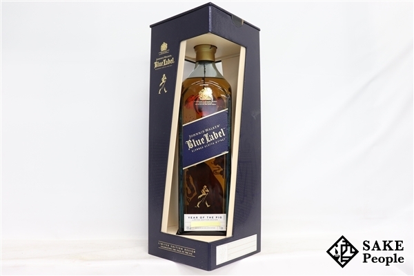 ◇注目! ジョニーウォーカー ブルーラベル 1000ml 40% 箱 スコッチ 