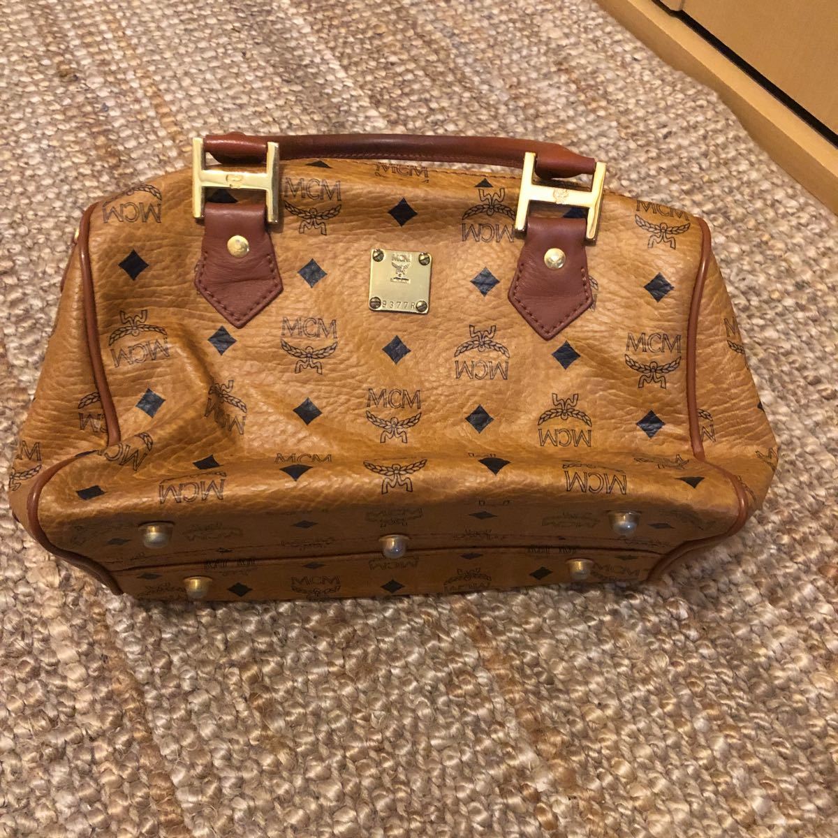 エムシーエム mcm ブラウン ミニボストンバッグ 【公式通販】