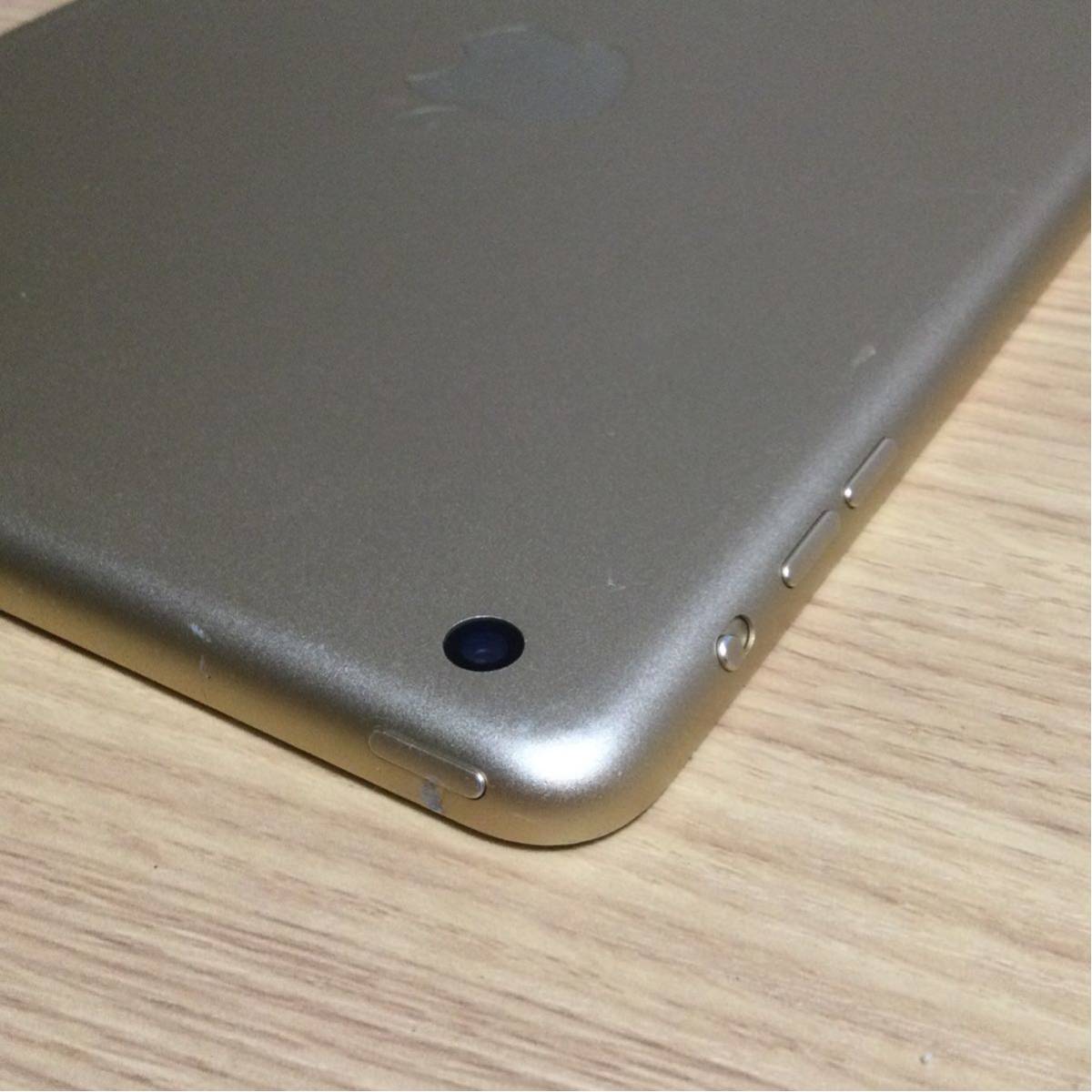 Apple iPad mini 3 128GB Wi-Fi GOLD ジャンク扱（イヤホンジャック