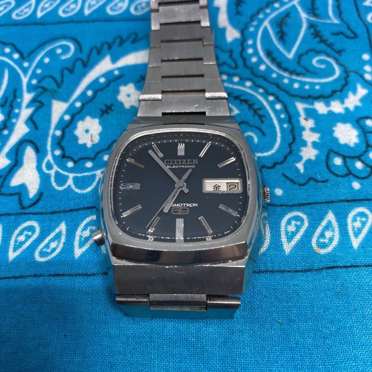 良品 CITIZEN シチズン COSMOTRON コスモトロン 7803 オリジナルベルト 