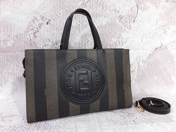 美品/A】◇フェンディ FENDI◇ペカン 2WAY トートバッグ ハンドバッグ
