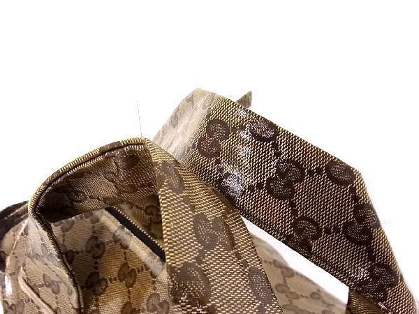 1円 GUCCI グッチ 197020 486628 ヒステリア GGクリスタル PVC×レザー