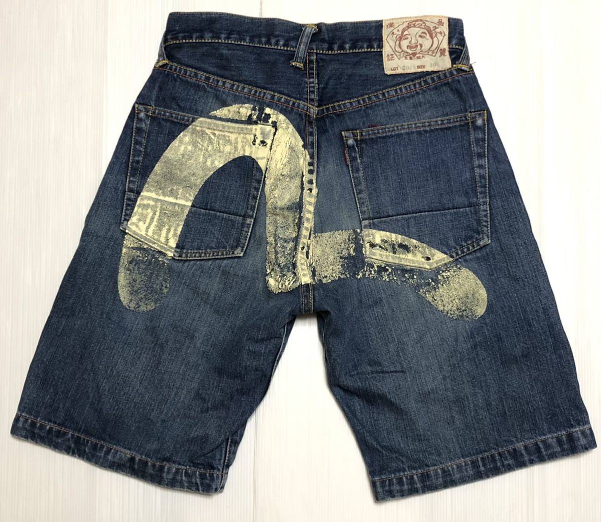 EVISU エヴィス ハーフパンツ モノクロカモメ刺繍 Tシャツ カモメ刺繍 