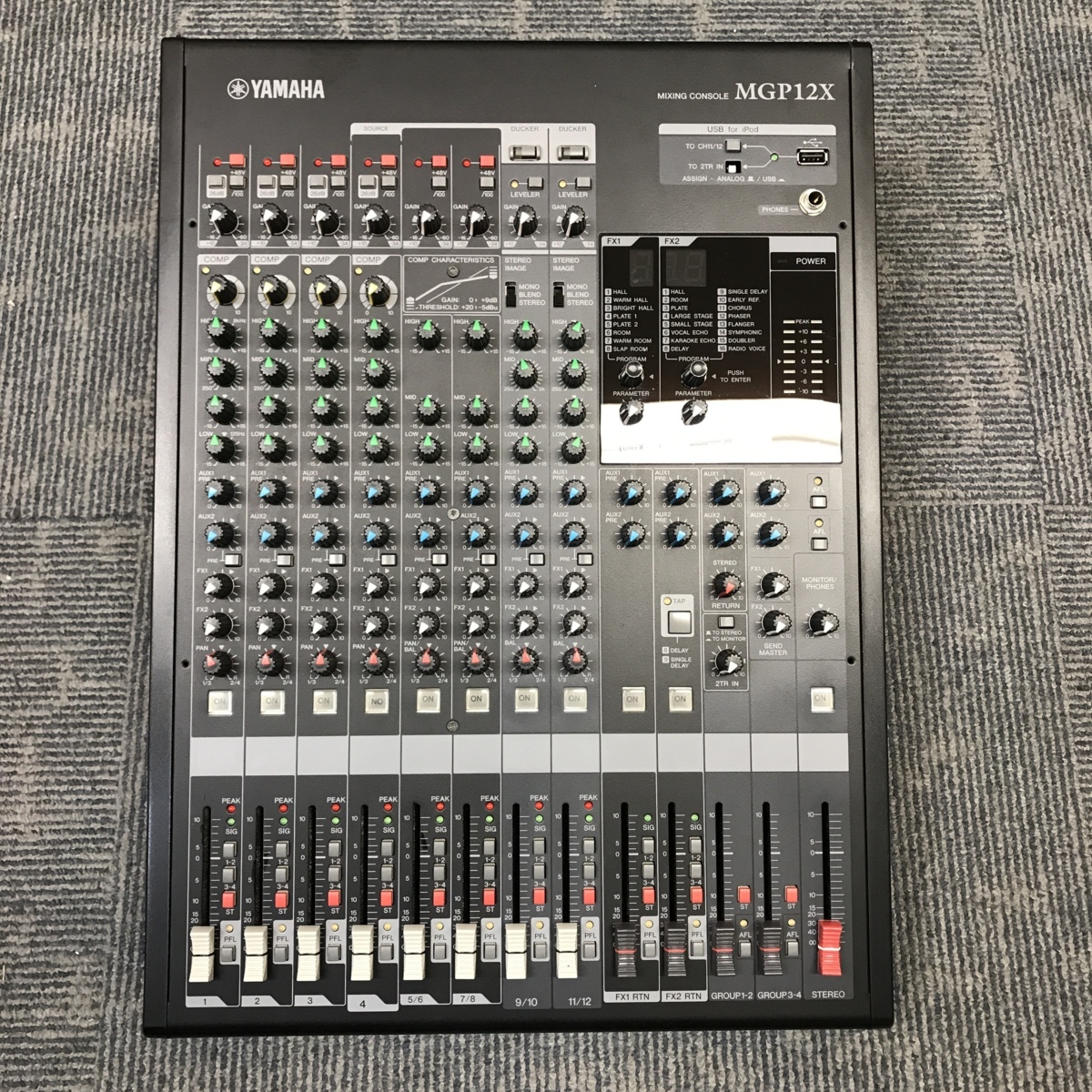 【中古】YAMAHA ヤマハ MGP12X アナログミキサー YAMAHA MGP12X 12ch アナログミキサー 中古品 ser no.JCSM01045 【公式