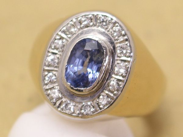 お客様お取り置き天然サファイア1.70ct Pt900 PT900⁄K18YG ピンク 