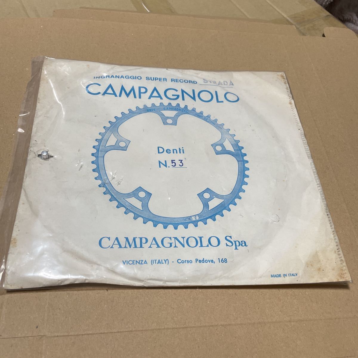  カンパニョロ スーパーレコード チェーンリング ５３Ｔ(ビンテージパーツ)｜売買されたオークション情報、yahooの商品情報をアーカイブ公開 - オークファン ビンテージパーツ